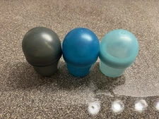 Boon Nursh Reusable Silicone Bottle Lot Of 3-4oz Blue And Green