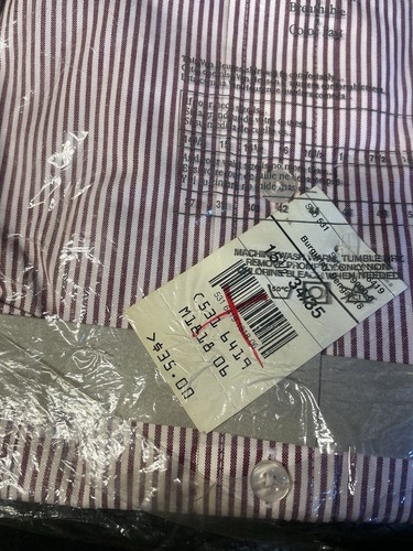 Neu Vintage 90er Dead Stock Van Heusen faltenfrei Langarm Reg 15 1/2 34/35 - Bild 6 von 6