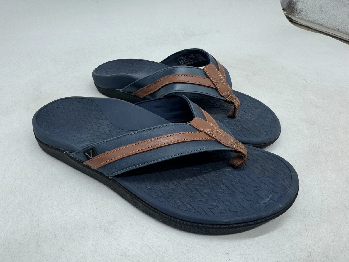 Blue Flip Flop Leather Upper Sandals for Men for sale | eBay