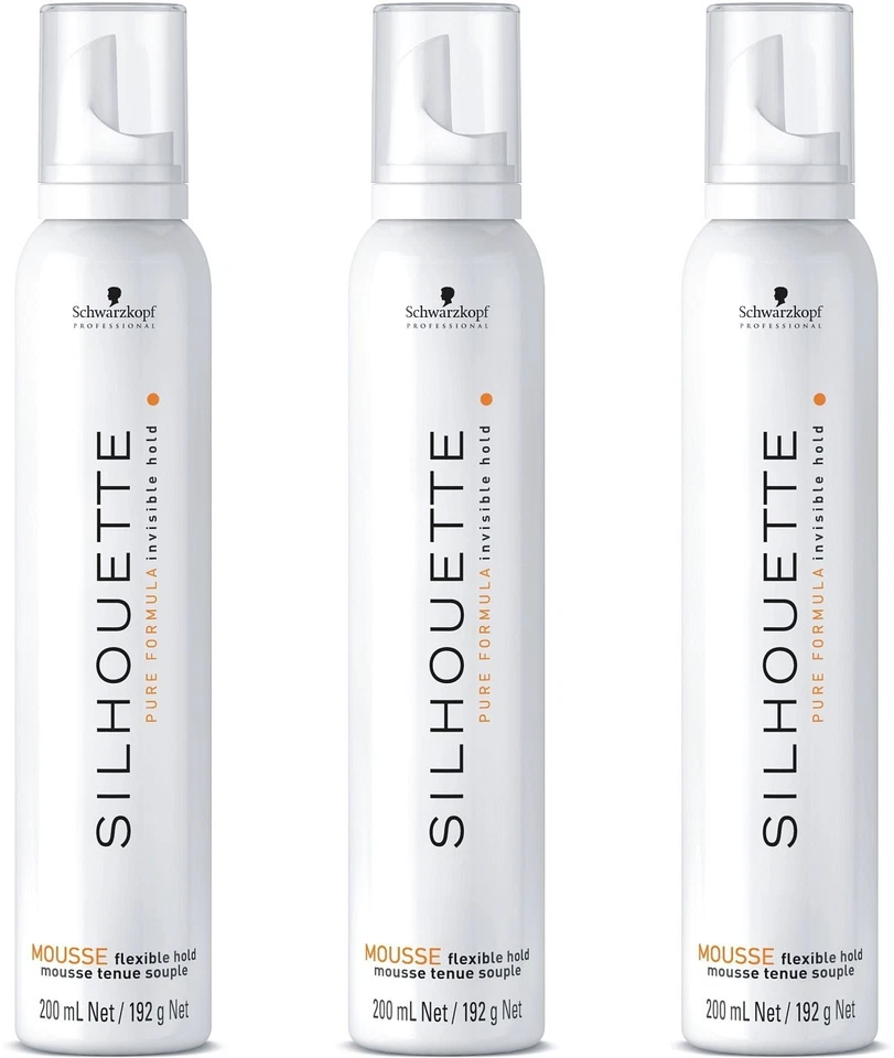 Schwarzkopf Silhouette Flexible Hold Mousse 3x200 ml