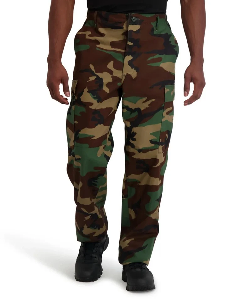 Propper® Uniform BDU Trouser- Button Fly, 100% Cotton Tactical Army Cargo Pants - Image 2 of 4