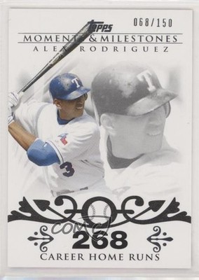 2008 Topps Moments & Milestones 68/150 Alex Rodriguez #1 3c7