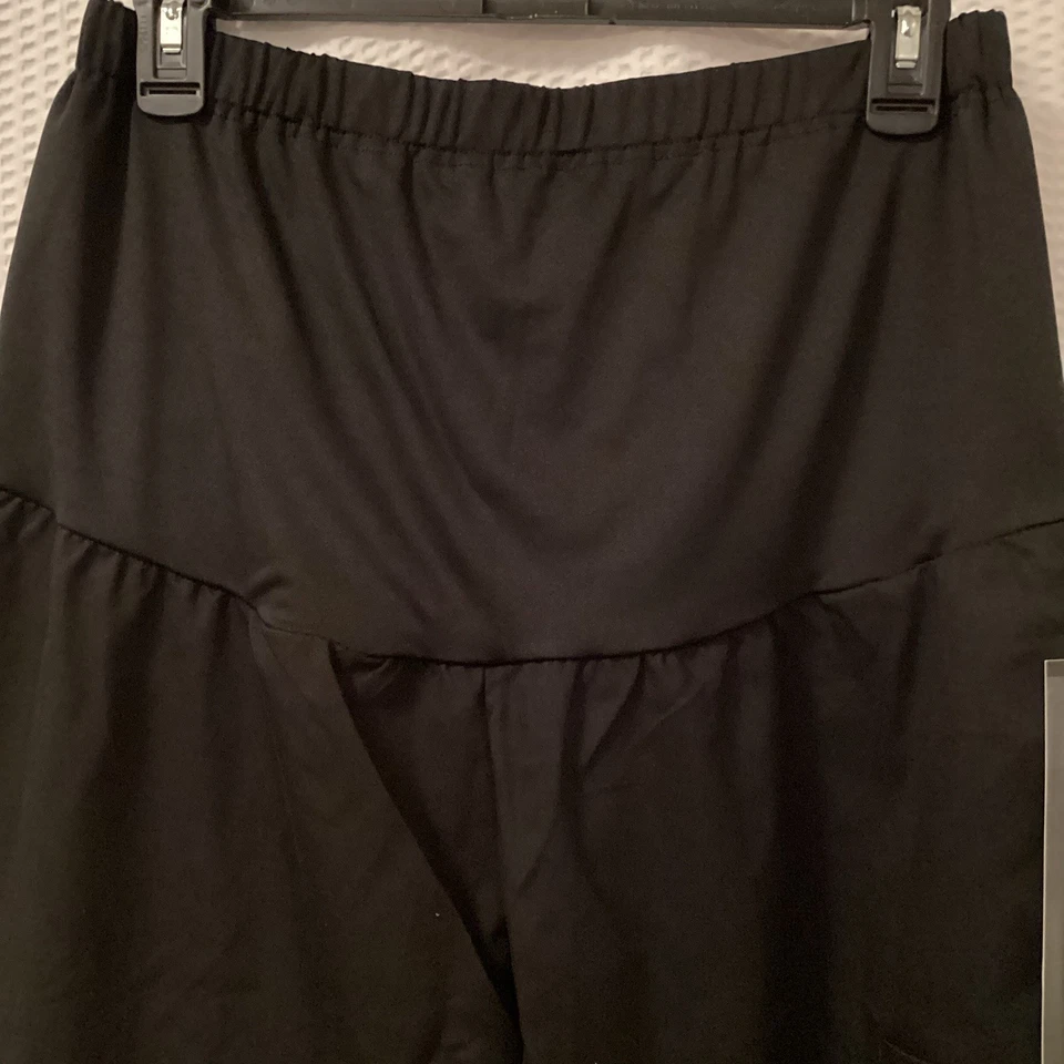 Greys Anatomy by Barco 女式孕妇黑色中号磨砂裤全新带标签 — 第 3/4 张图片