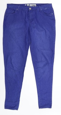 Denim & Co. Damen Blue Denim Jegging Jeans Größe 12 L30 in