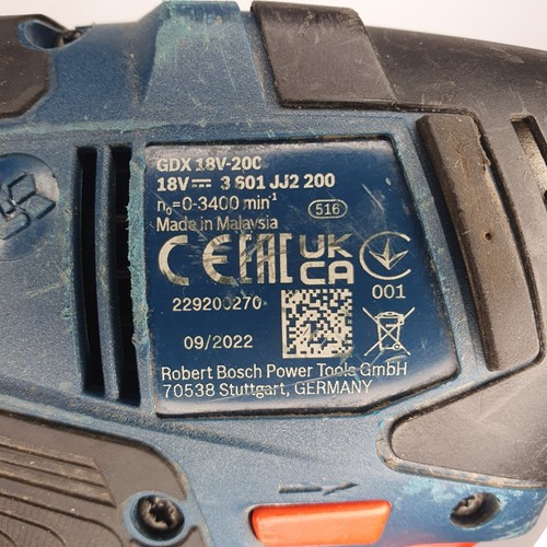 Bosch GDX18V-200N Brushless Impact Driver & 1/2" Wrench 5Ah Battery Charger Case - Picture 8 of 19