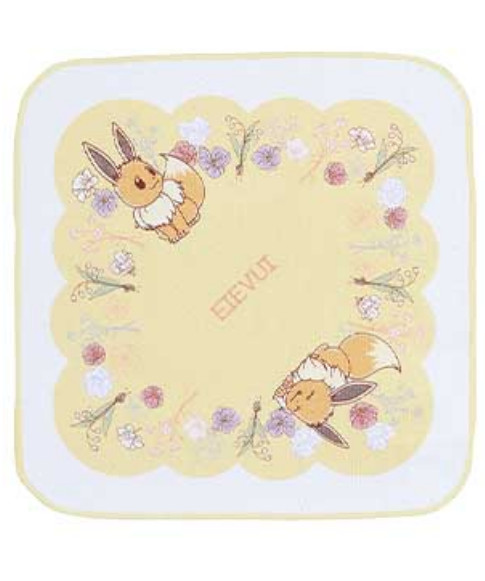 Полотенце для рук в стиле Pokemon ichibankuji Blooming Days prize I в виде букета Eevee