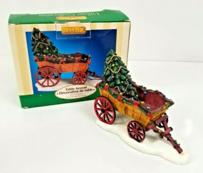 Lemax Farm Wagon Table Accent Decoration Vintage 2005 Village Collection NEW