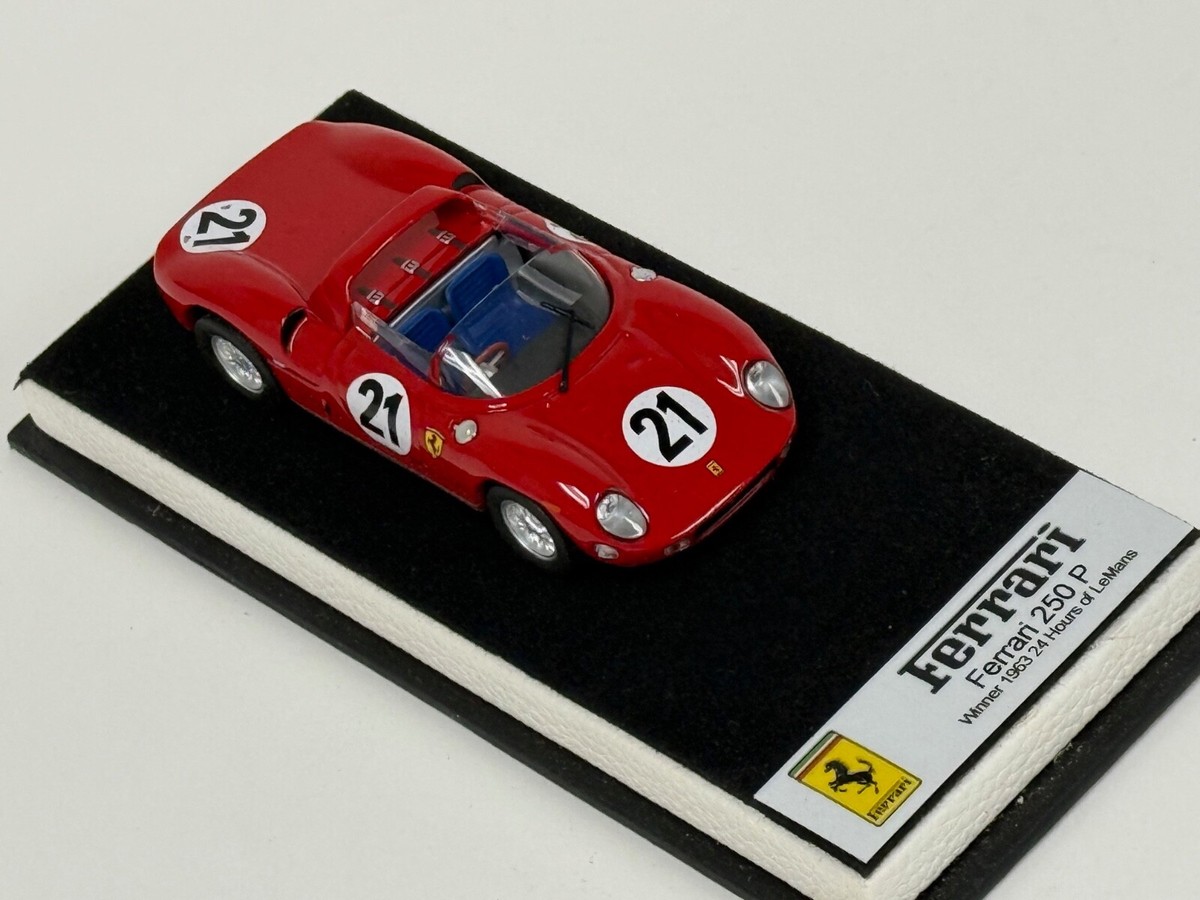 1/43 Ferrari 250 P Winner 1963 24 Hours of LeMans Car #12 Leather