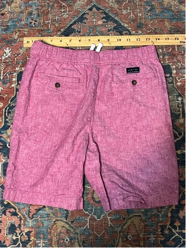 Janie and Jack Pink Cotton Linen Blend Big Boy Shorts - Picture 3 of 5