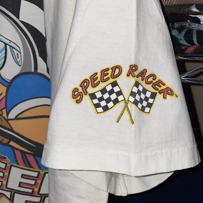 Vintage 90's 1992 Speed Racer Retro Cartoon Tee T-Shirt | eBay