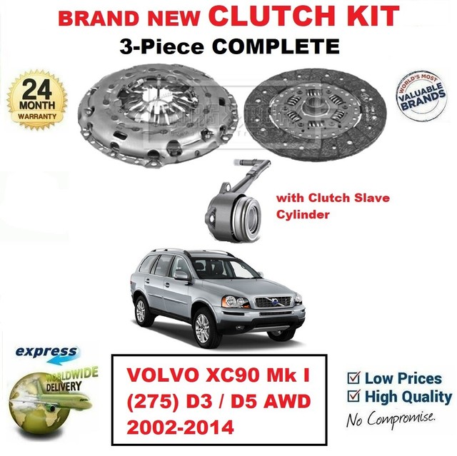 FOR VOLVO XC90 Mk I (275) D3 / D5 AWD 20022014 BRAND NEW 3PC CLUTCH KIT andCSC eBay