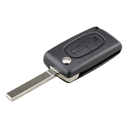 2 Button Keyless Entry Uncut Flip Key Remote Shell Case Fit for CITROEN C2 C3 US - Picture 2 of 6
