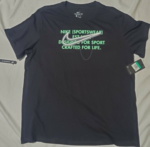 black and volt nike shirt