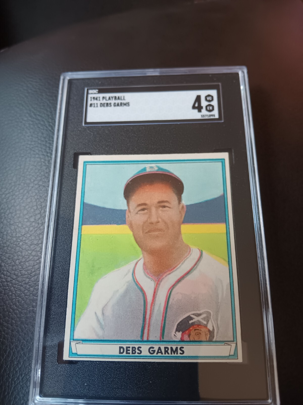 1941 Playball Debs Garms #11 SGC 4 VG EX Pittsburgh Pirates Play Ball