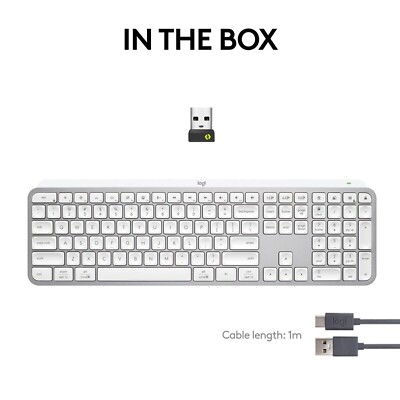 Logitech MX Keys S Wireless Bluetooth Keyboard w/ Smart