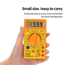 5Pcs DT830D Mini Digital Multimeter Voltmeter Ohm DC AC Ammeter