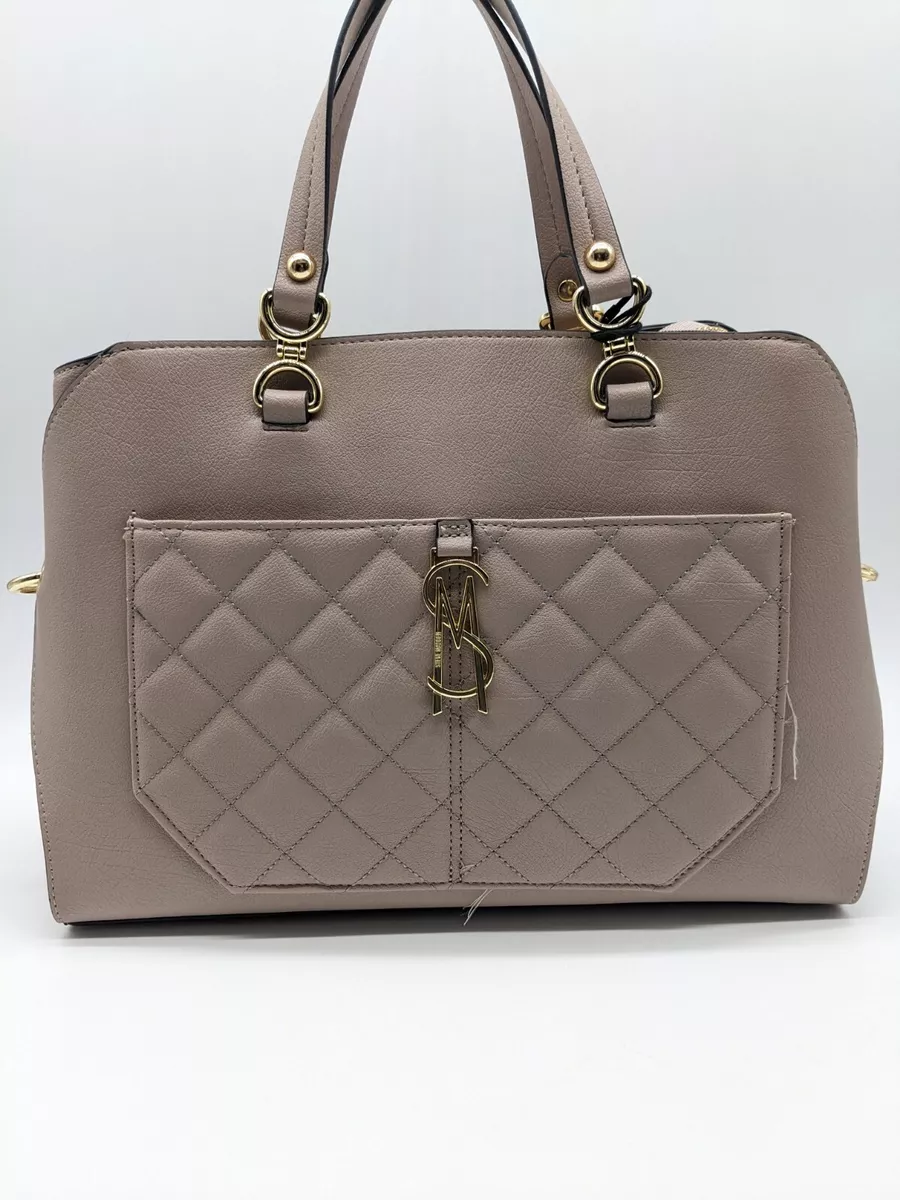 STEVE MADDEN BCillian faux leather satchel bag MAUVE eBay
