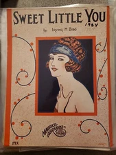 Vintage Sheet Music 1924 Sweet Little You Irving M Bibo Maurice Abrahams