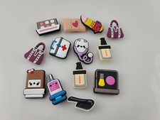 Lot of 13 Purse Makeup Brush etc PVC Shoe Charms