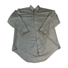 Vtg Arrow Dover B.D Men s 70s Shirt Cotton Blend Button Down M 32/33 gray USA