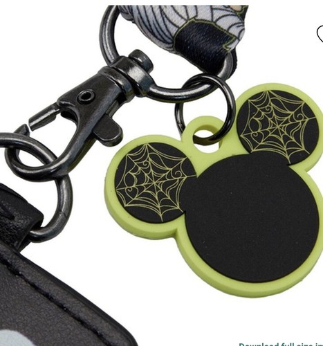 Loungefly Disney Mickey & Friends Halloween Lanyard ID Holder NEW 2023 - Picture 2 of 11