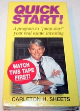 Charlton H. Sheets: Quick Start! Real Estate Investing (New Sealed VHS, 1997)