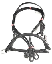 Sidepull Bridle Horse Leather Sidepull Full Horse Size With Leather Grip Rein