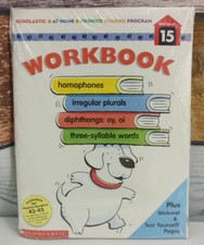 NEW Scholastic Phonics Reading Program Workbook 15 Home School Activities