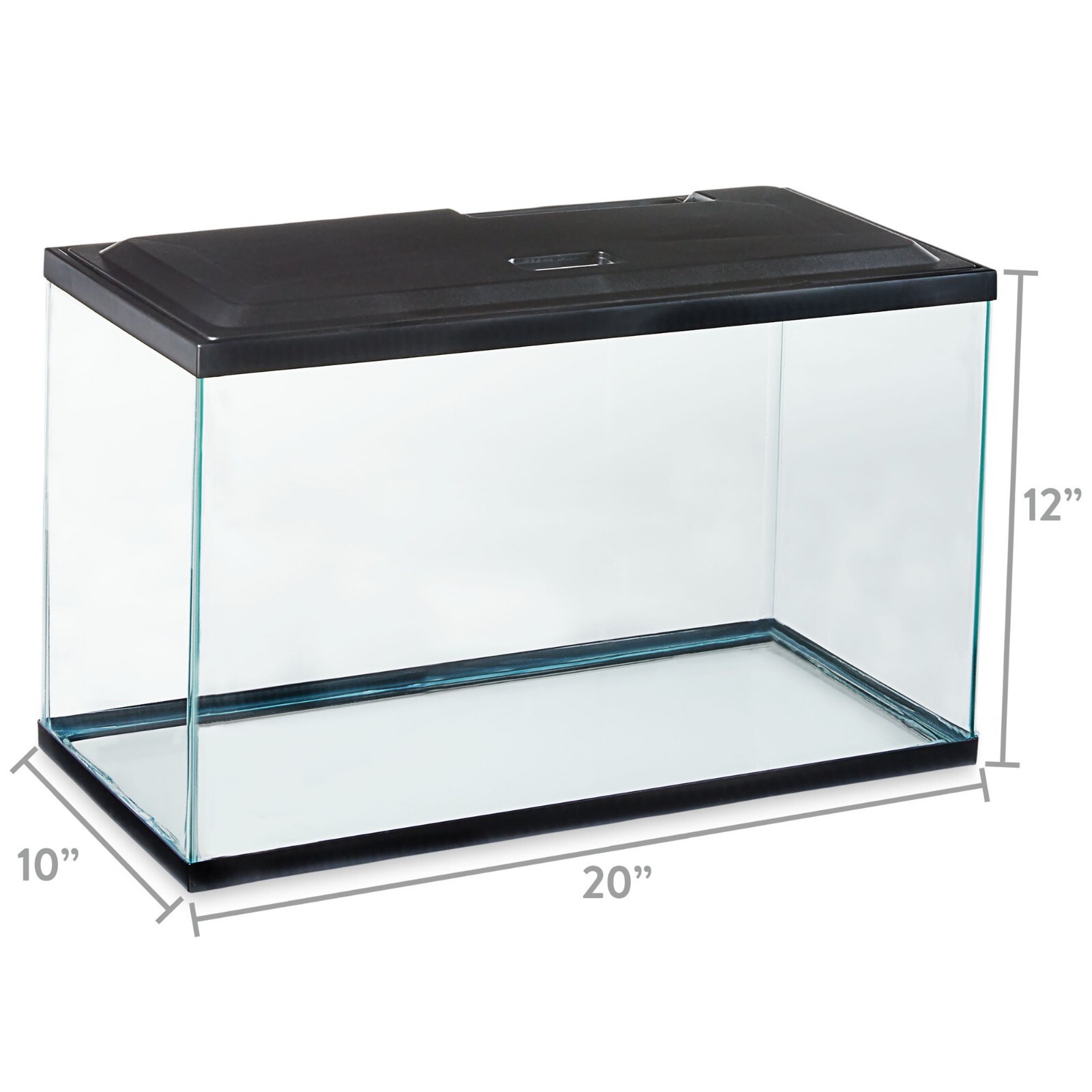 NEW Aqua Culture Aquarium Starter Kit Fish Tank 10 Gallon Water Tank + LED Light