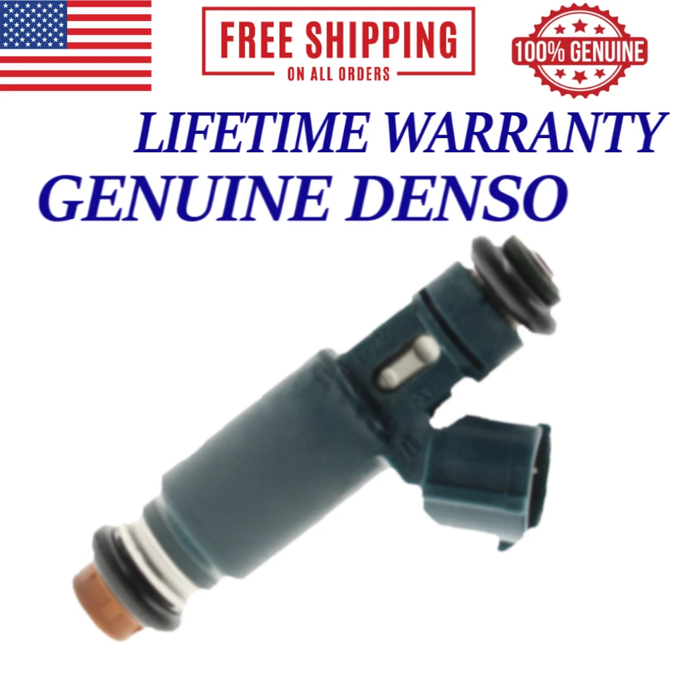 OEM DENSO 4/Unidades INYECTORES DE COMBUSTIBLE PARA 2002-2006 Nissan Sentra, Altima 2.5L I4 Foto 2 de 2