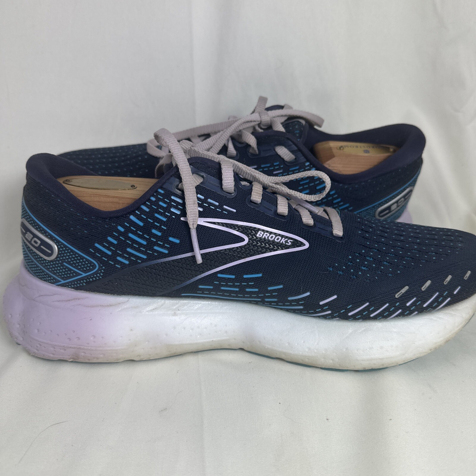 Brooks Glycerin GTS 20 Womens 10.5 Shoes Blue Purple Running Walking Gym thumbnail 12