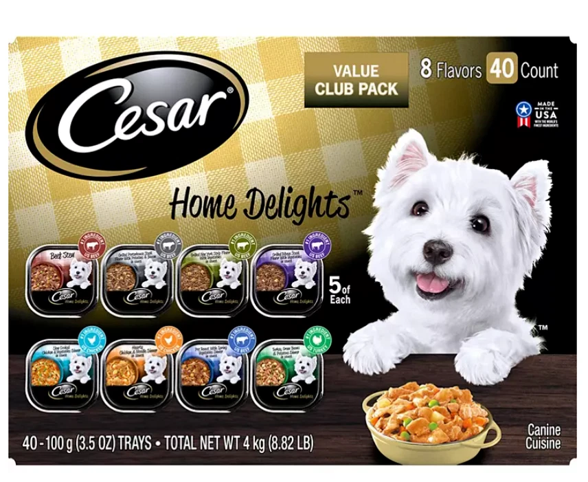 Cesar delights sale dog food