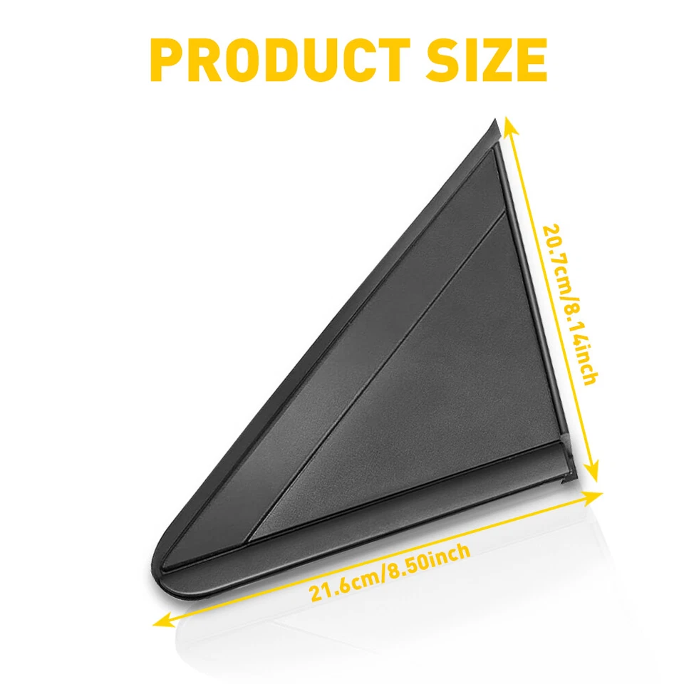 Espejo retrovisor lateral izquierdo con apliques de bandera para Dodge Grand Caravan 2008-2020 Foto 2 de 4