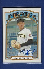2021 Topps Heritage Blue Autograph *** MIGUEL YAJURE  #ROA-MY  Auto    MINT