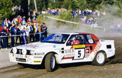 Bjorn Waldegard Claes Bilstam, Toyota Celica WRC 1984 Motor Racing Old Photo