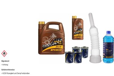 6L PEMCO iDRIVE 114 15W-40 Motoröl API SL/CG-4 ACEA E3, A3/B3 Additiv Schlauch