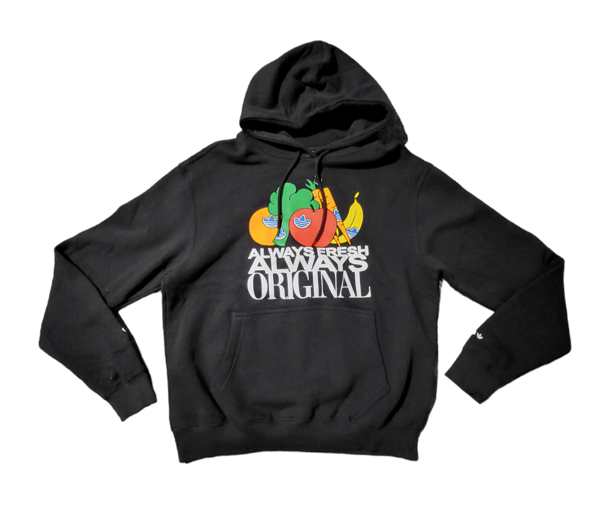 Men's‎ Adidas Originals Always Fresh Always Original Black Hoodie