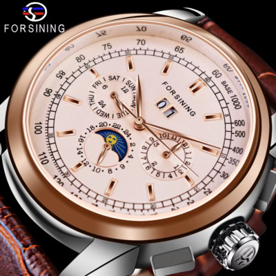 Atemberaubende Forsining Luxus Automatikuhr Modell GMT912-2
