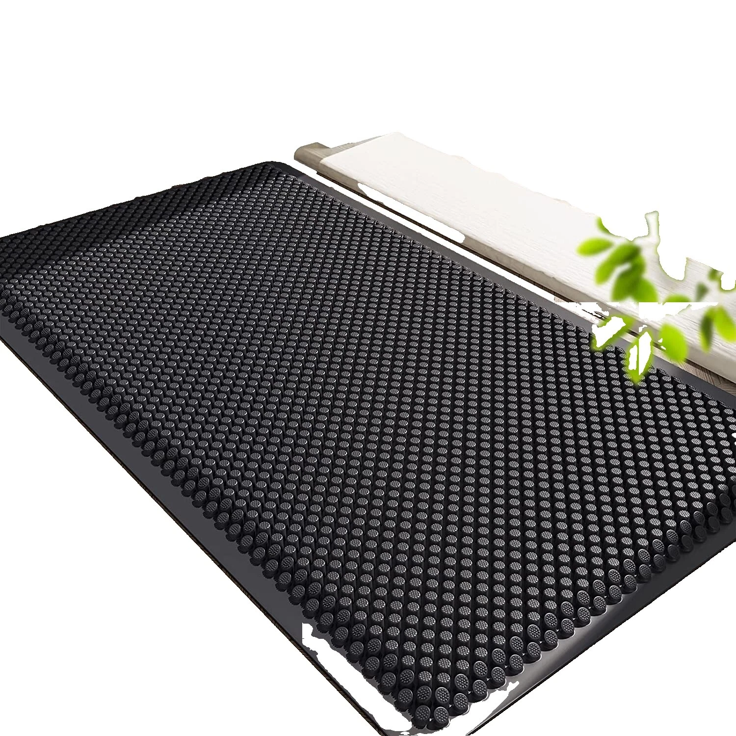 Puerta de madera maciza tapetes y alfombras de piso