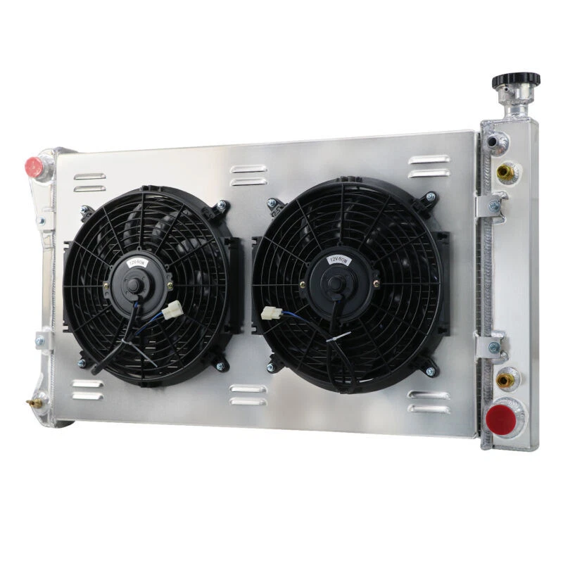 3 ROW Radiator & Shroud Fan For 1988-1995 Chevy GMC C/K 1500/2500/3500 4.3L 5.0L - Изображение 2 из 4