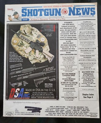 Lot OF 7 2010/11 SHOTGUN NEWS MAGAZINES-SKS,  Steyer, Scoping, AR ++