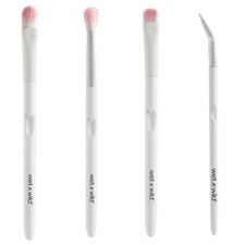 4-Pc Wet N Wild Eye Brushes Set 1-Crease 1-Large 1-Small Eyeshadow 1-Bent Liner 