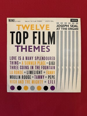 Joseph Seal - Twelve Top Film Themes 12  Vinyl LP - Decca Records 1962