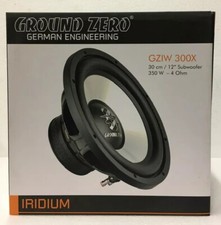 Ground Zero GZIW 300X 30cm Gehäuse Subwoofer 350W 4Ohm Neu & OVP Ground Zero GZIW 300X 30cm Gehäuse Subwoofer 350W 4Ohm Neu & OVP