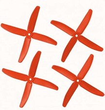 Gemfan GFN 5040 Quad 4 Blade Propellers 2L2R Orange