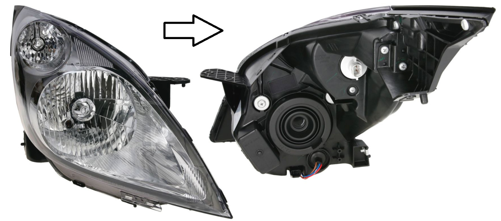 Phare droit Chevrolet Spark 2015 pour conduite nocturne et trajet quotidien urbain