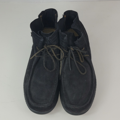 Diesel Bellow Black Suede Lace Up Chukka Men display picture 2