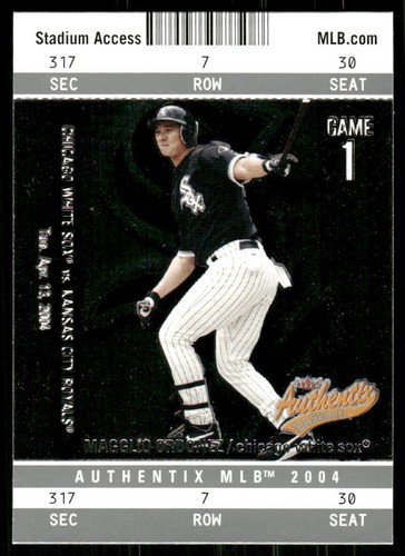 2004 Fleer Authentix #66 Magglio Ordonez