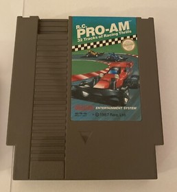 R.C. Pro-Am - NES Nintendo - Cartridge & Sleeve - Tested - NICE Cond. Auth.