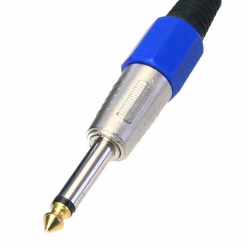 Audio Speaker SpeakON plug 4FX to 1/4" TS 6.35mm mono 2x0.75mm² cable 2~33FT - Picture 2 of 5